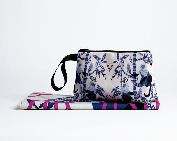 Monkey Fouta Beach Towel