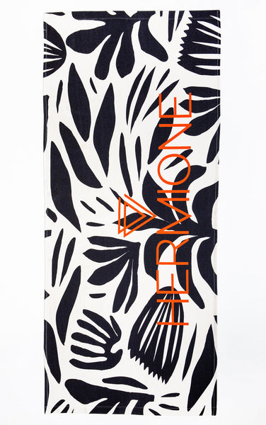 Night Flower Fouta Beach Towel